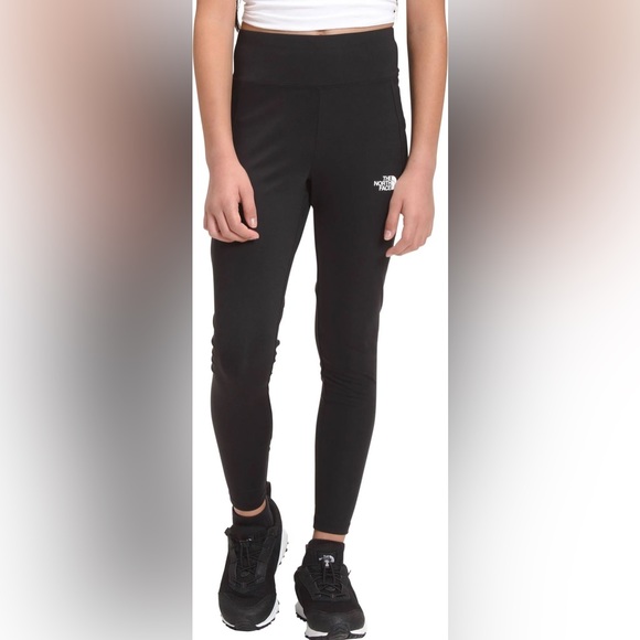 The North Face - Girls' On Mountain Tight - Black - NWT - With Pocket - Picture 2 of 4